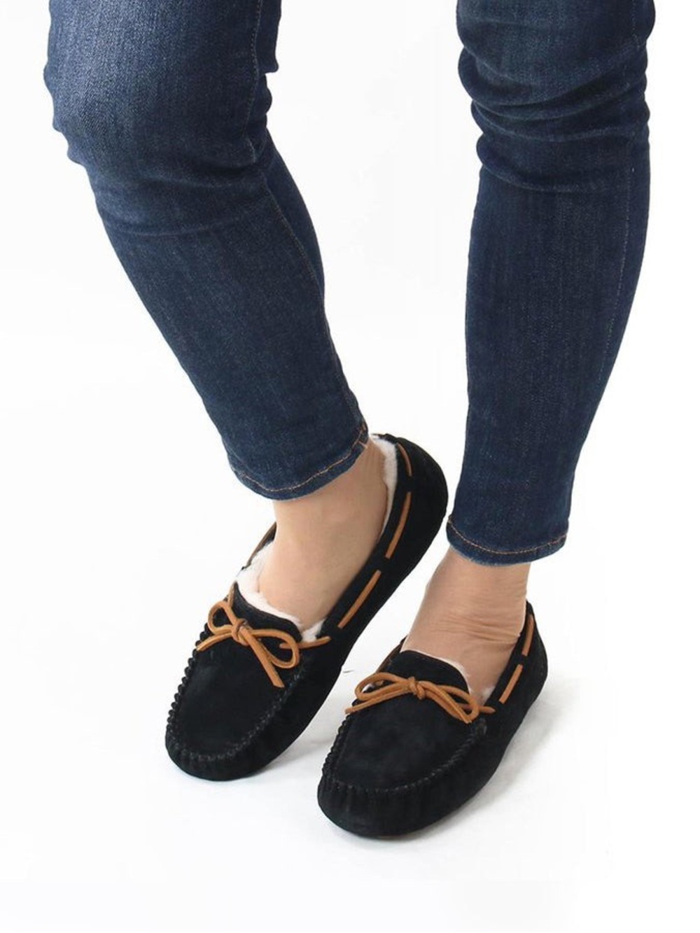 UGG Black Dakota Mocassin Slippers